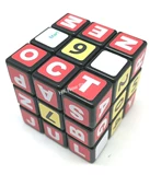 3x3x3 Spanish Calendar Cube Black Body