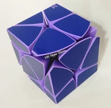 Kilohexaminx Ghost Cube Purple Body with Dark Blue stickers (Manqube Mod)
