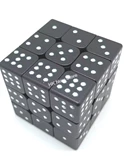 Blind Touching Dice Cube (version 1) Black Body