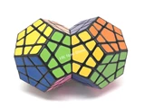 Jumbo Double Megaminx 9cm Black Body (Mod, limited edition)