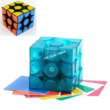 Verypuzzle Slip-3 3x3x3 Cube Ice Blue (DIY sticker, limited edition)