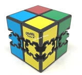 Bram & Oskar Gear 2x2 Plus Cube Black Body (4-color stickers)