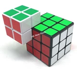 Hybrid Siamese 3x3x3-2x2x2 Black-White Body (Fused, mod)