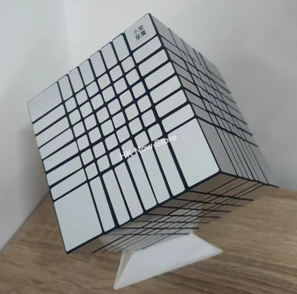 Mirror 8x8x8 Cube Black Body with Silver Label (Lee Mod)
