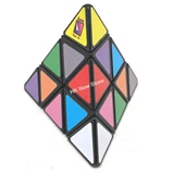 Sudoku Pyraminx Challenge 9-Color Stickers Black Body (version 1)