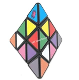 Sudoku Pyraminx Wisdom 9-Color Stickers Black Body (version 2)