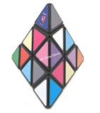 Sudoku Pyraminx Elite 15-Color Stickers Black Body (version 4)