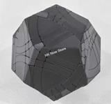 Ghost Gigaminx Black with Silver Label (Ge mod)
