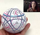 Ahsoka Megaminx Ball Clear with Star Map ​Stickers (limited edition)