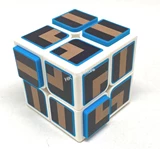 OS Cube by Ilya Osipov (white body & golden maze stickers)