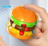 Hamburger Bead Wheel & Spinner Puzzle (with strap)