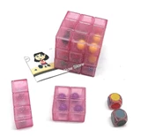 Rolling Dice 7-PIC-Puzzle Game (Clear Pink)