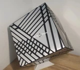 Ghost Cube 8x8x8 Black Body with Silver Label (Lee Mod)