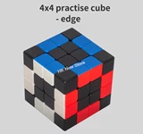 4x4x4 Practise Cube (Edge) Black Body