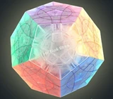 mf8 Crazy Curvy Megaminx Clear Stickerless (full function)