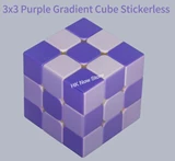 Purple Gradient 3x3x3 Cube Stickerless