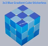 Blue Gradient 3x3x3 Cube Stickerless