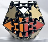 Gear Icosahedron Black Body