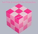 Pink Gradient 3x3x3 Cube Stickerless