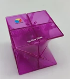 DianSheng Galaxy Twisted 2x2 Cube Ice Purple Body