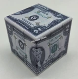 US Dollar 2 3x3x3 Cube (currency collection)