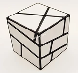 ZePuzzles Ghost Square-0 Black Body (White Tiles)