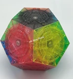 Triple Crazy Megaminx Ice Clear Stickerless (limited edition)