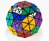 XJ Tutt-Starminx 20-Axis Triacontadigon Puzzle Black