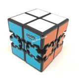Bram & Oskar Gear 2x2 Cube Plus Black Body (6-color stickers)
